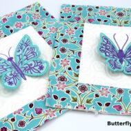 3D Winged Butterflies (Set of 6)