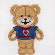 Applique Teddybear Boy