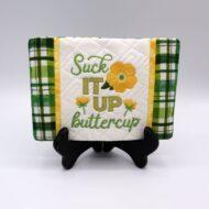 Buttercup Mug Rug ITH