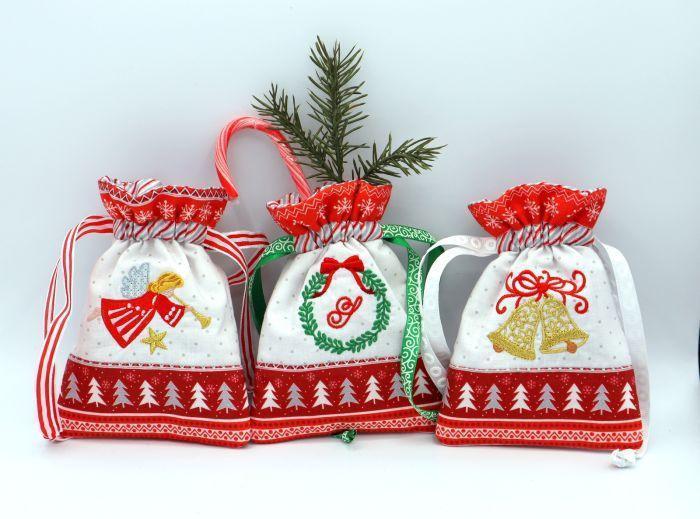 Christmas Drawstring Bags