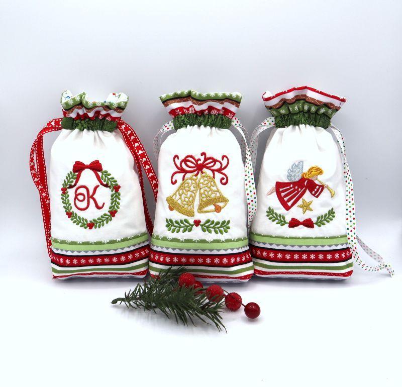 Christmas Drawstring Bags