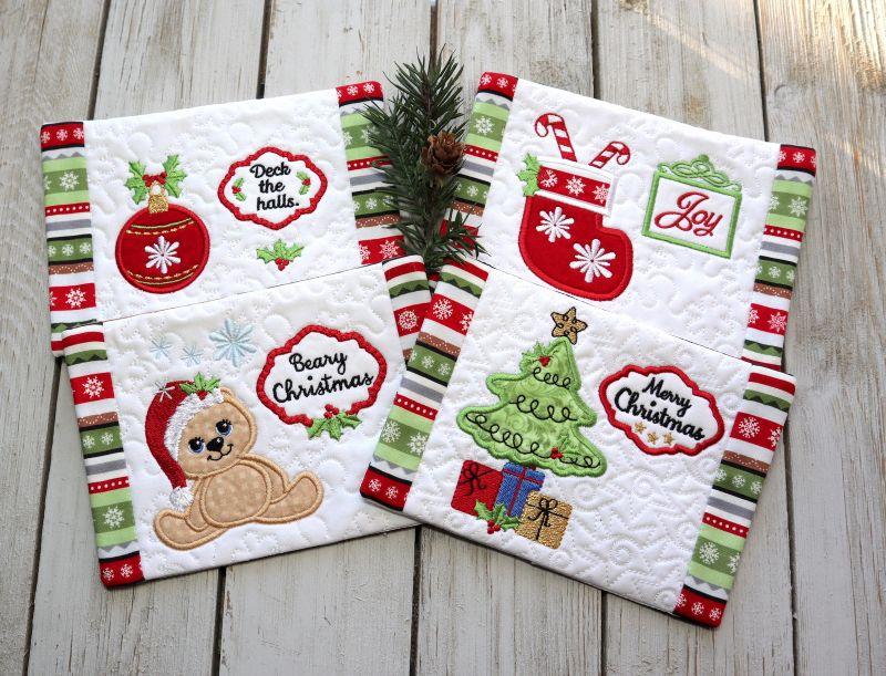 Christmas Applique Pattern – Faith and Fabric