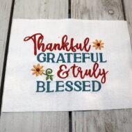 Thankful, Grateful and Blessed (freebie)