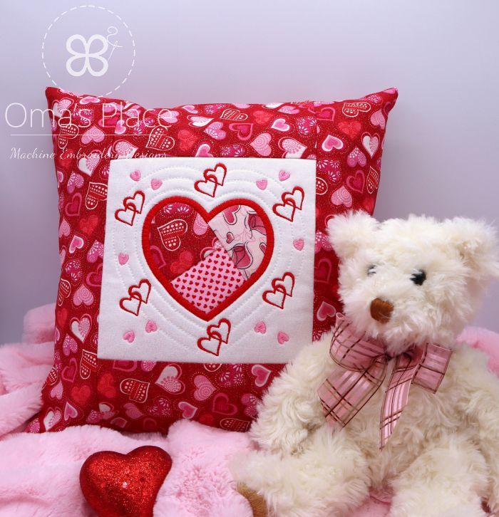 Valentines Candy Mini Pillow Set, 8x8 Pillow Covers