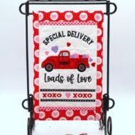 Hearts Truck Mini Quilt (6x10)