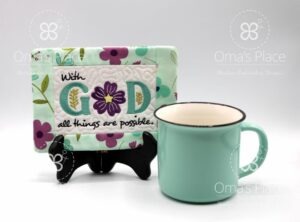 With God Mug Rug