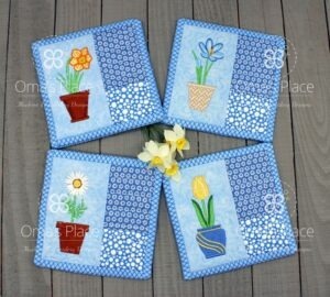 Spring Mug Coasters (5×7)