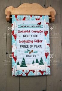 Prince of Peace Mini Quilt (7×11)