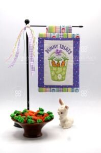 Bunny Treats Mini Flag (5×7)