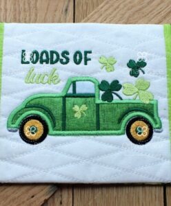 Applique Clover Truck Single