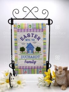 Family Easter Mini Quilt (6×10)