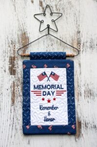 Memorial Day Mini Flag (5×7)
